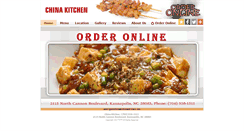 Desktop Screenshot of chinakitchenkannapolis.com